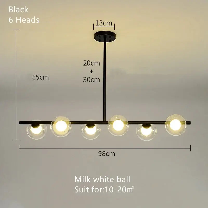 Milk Glass Pendant Chandelier
