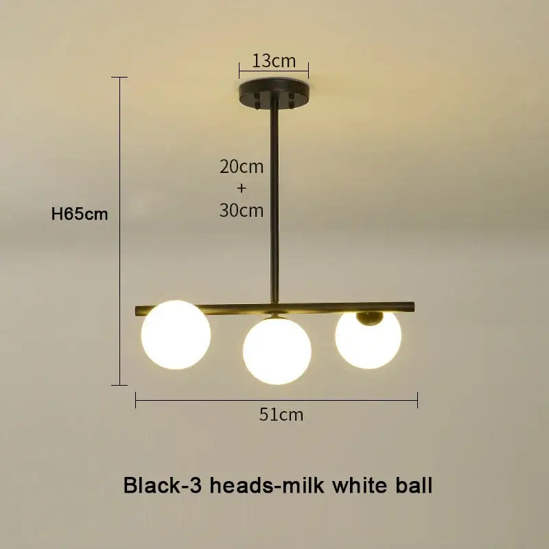 Milk Glass Pendant Chandelier