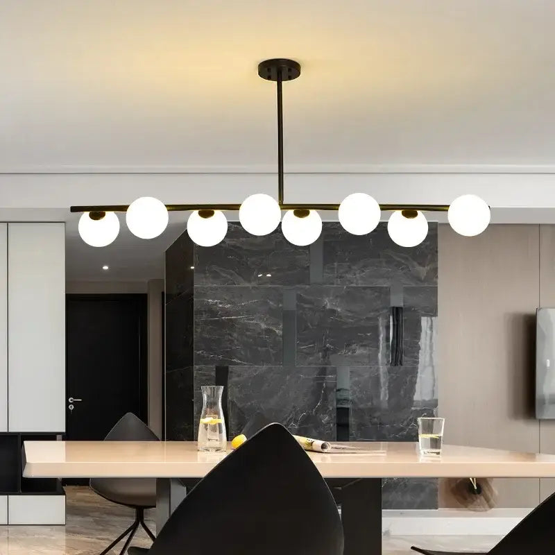 Glass Globe Pendant Chandelier