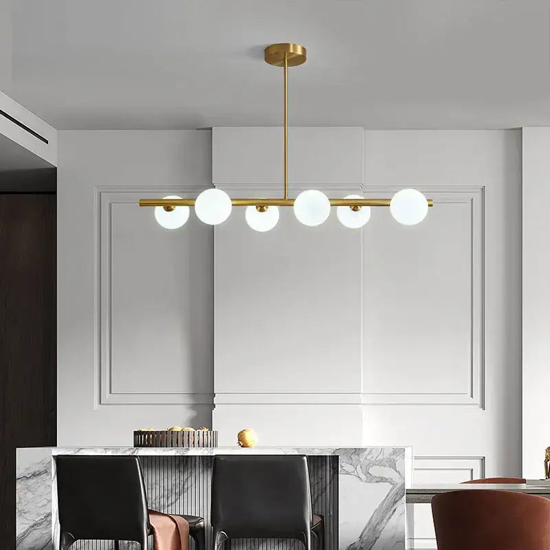 Glass Globe Pendant Chandelier