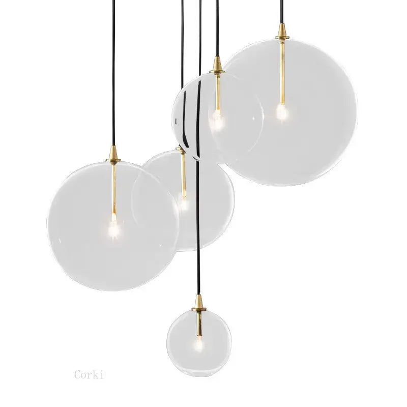 Modern Brass Pendant Lamp