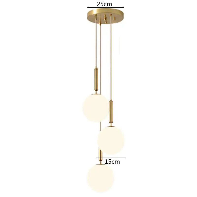 White Globe Pendant Light