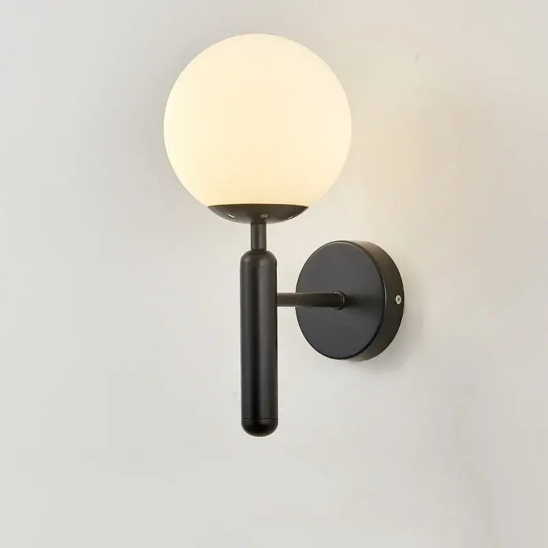 Brass Glass Globe Lamp