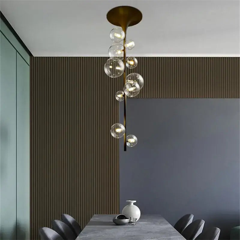 Glass Bubble Pendant Light for Dining Bar or Cafe