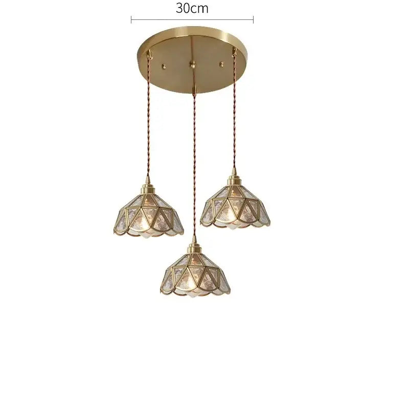 Brass Bell Pendant Light