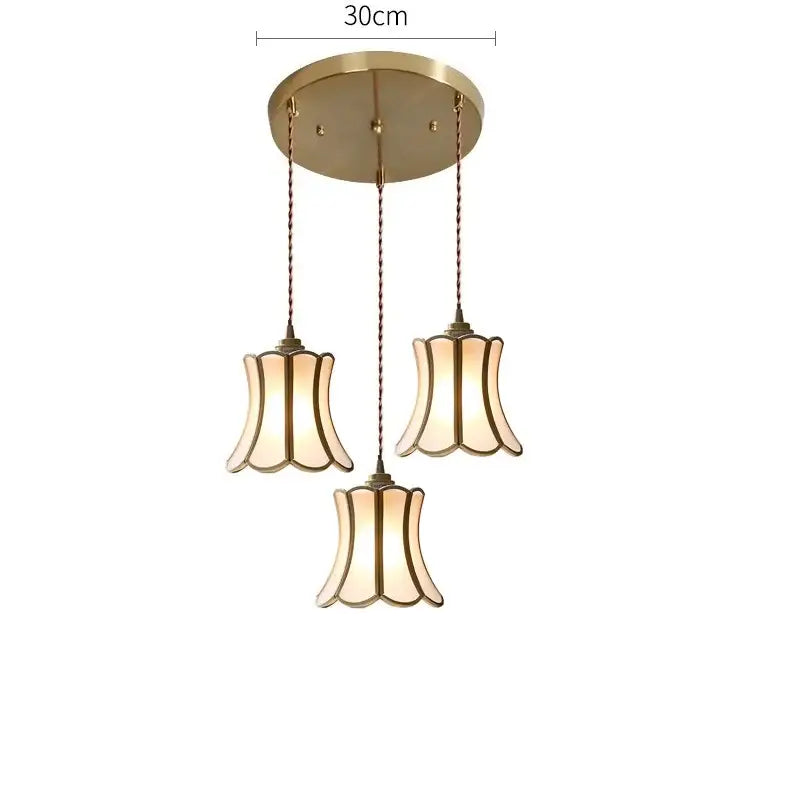 Brass Bell Pendant Light