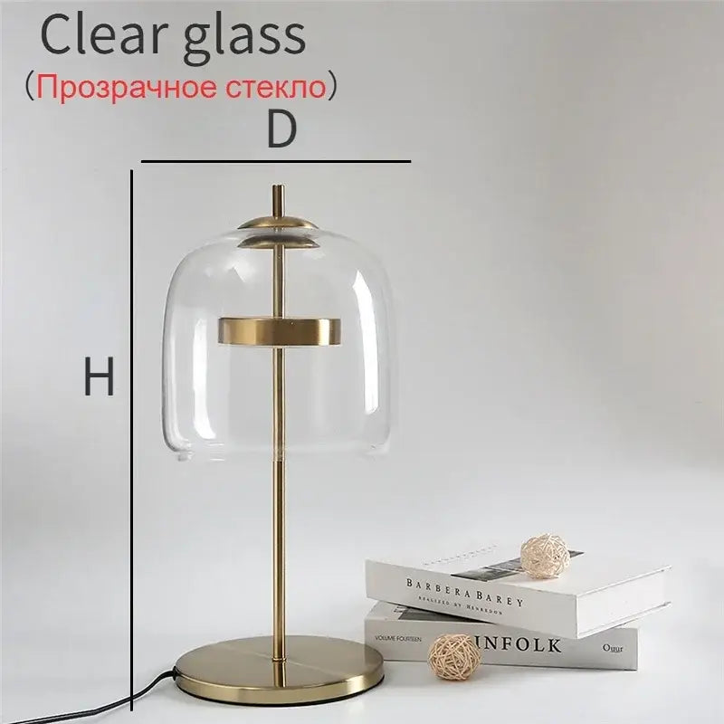 Glass LED Table Lamp