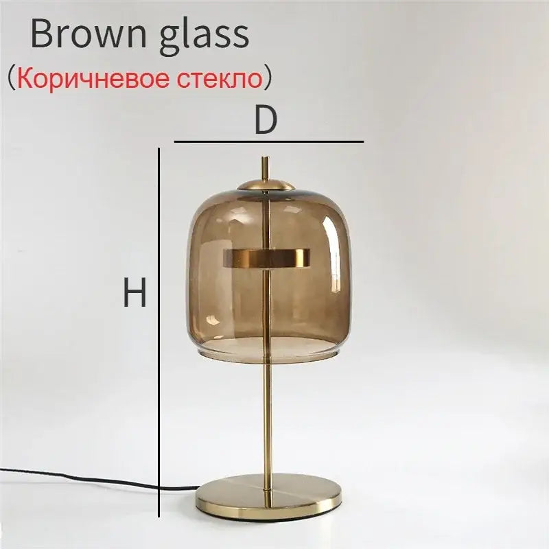 Glass LED Table Lamp
