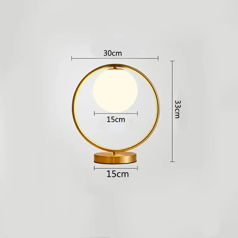 Brass LED Table Lamp