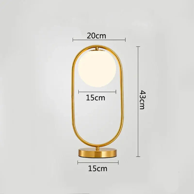Brass LED Table Lamp