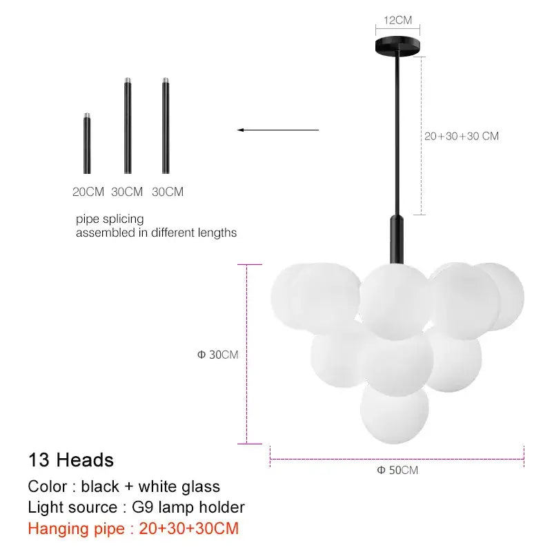 Brass Globe Pendant Lamp