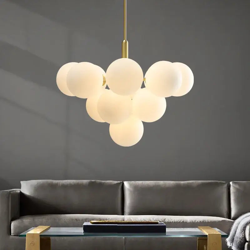 Brass Globe Pendant Lamp