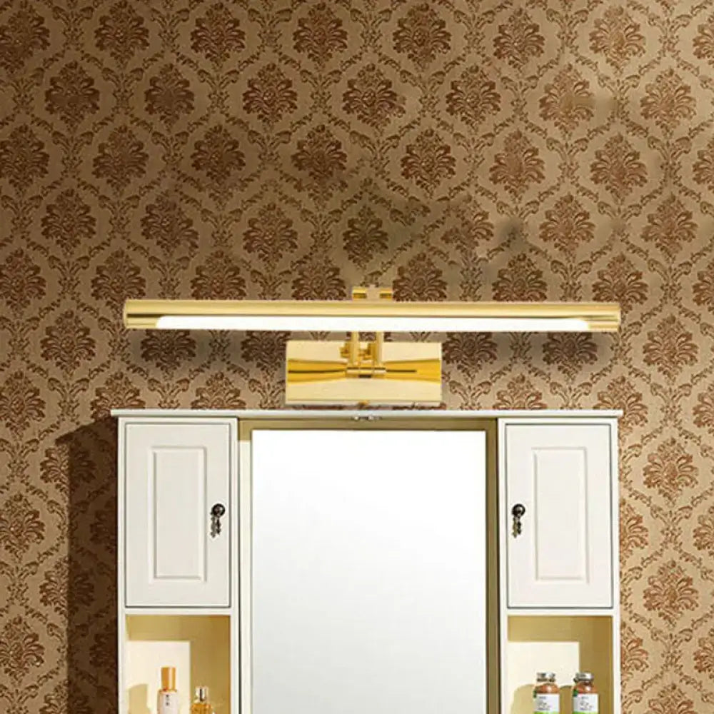 Gold Tubular LED Wall Lamp