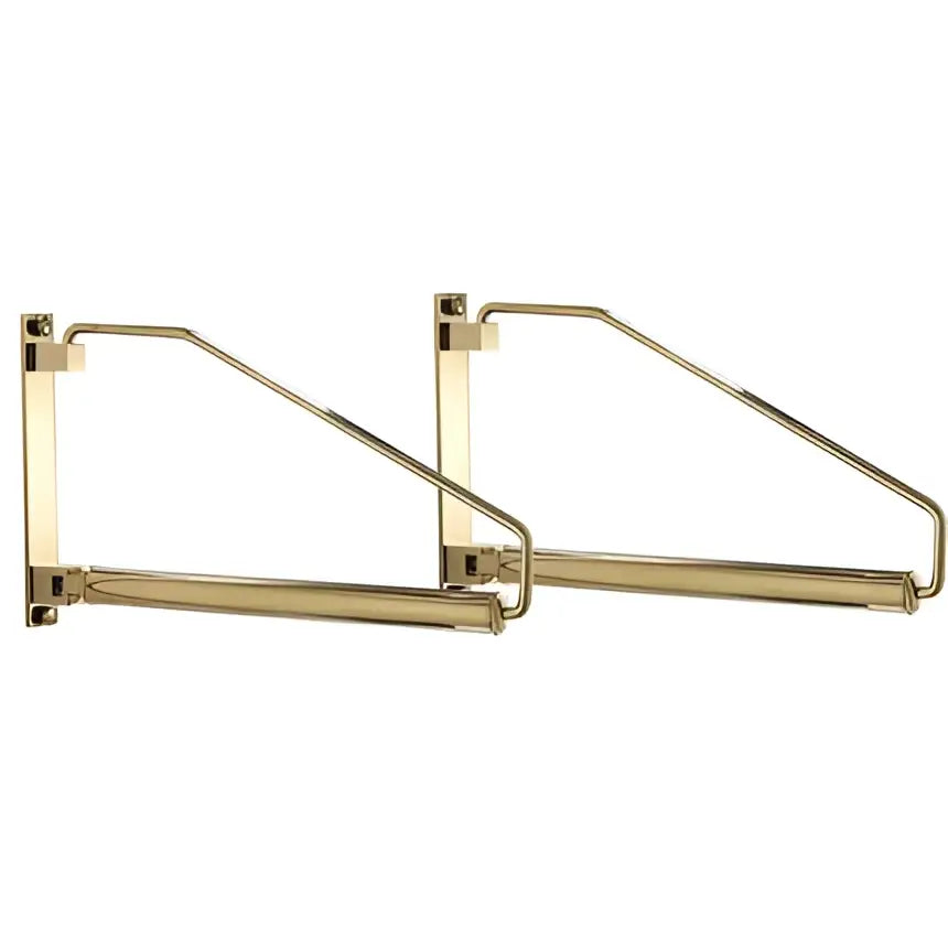 Gold Wall Clothing Rack