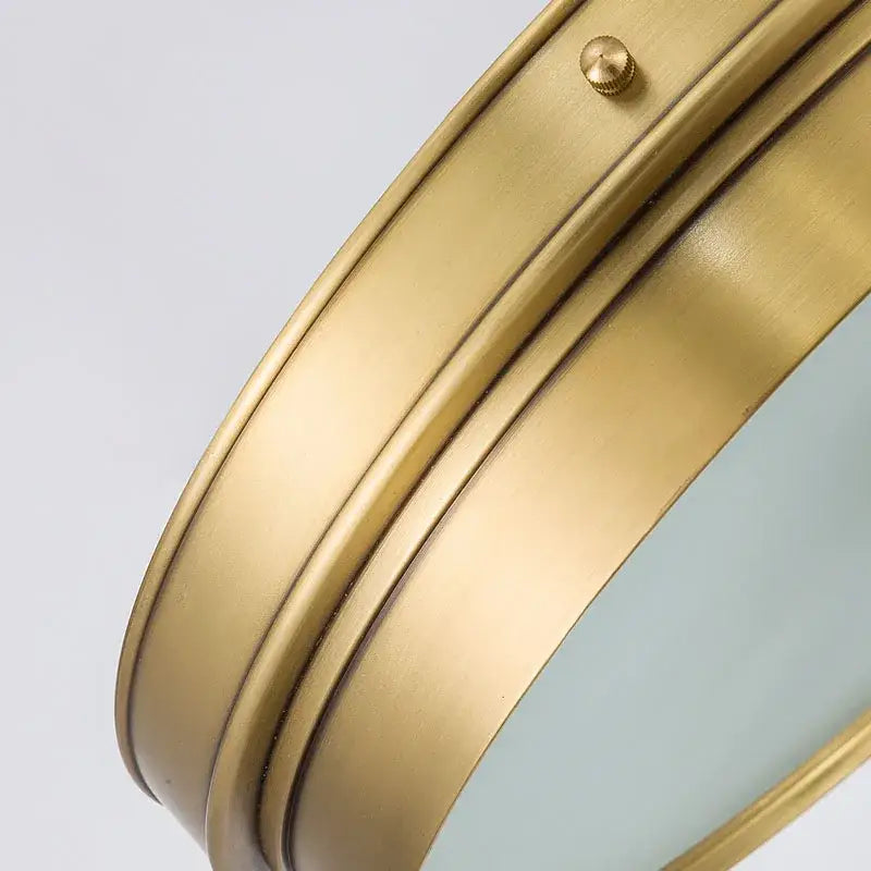 Brass LED Ceiling Light 50cm Flush Mount