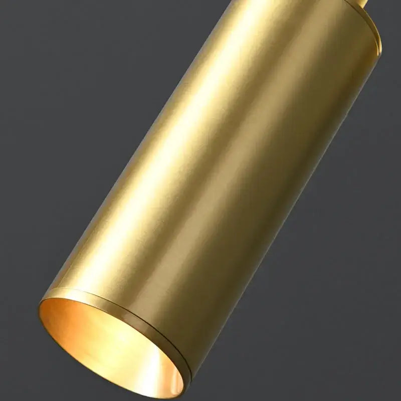 Brass Cylindrical Wall Sconce