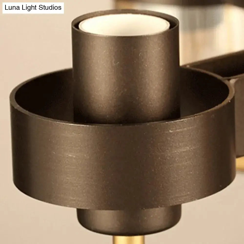 Brass Linear Chandelier Light