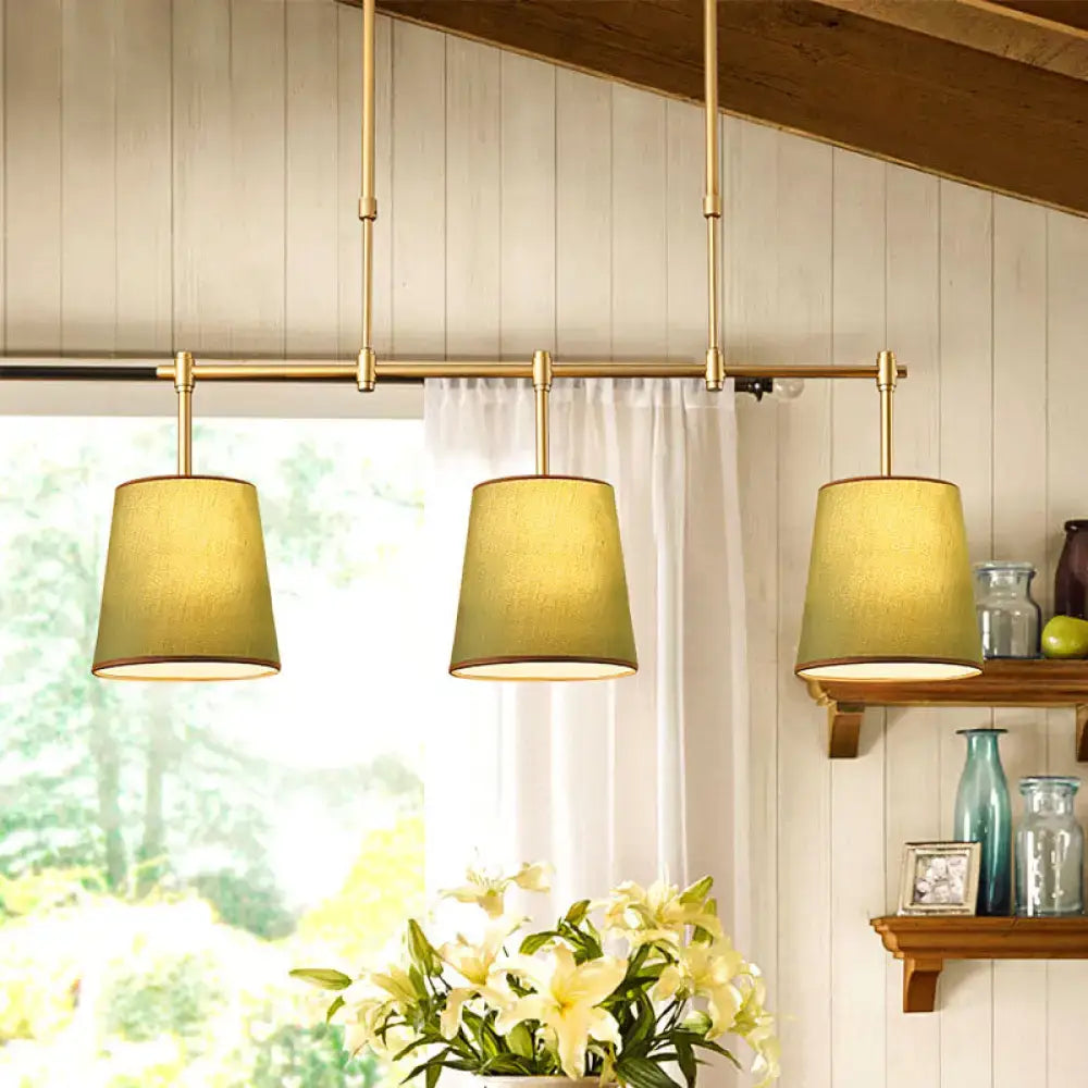 Flaxen Fabric Pendant Light