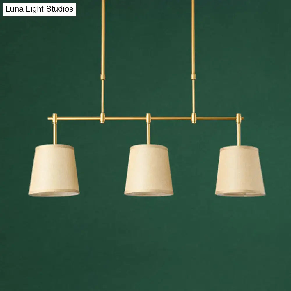 Flaxen Fabric Pendant Light