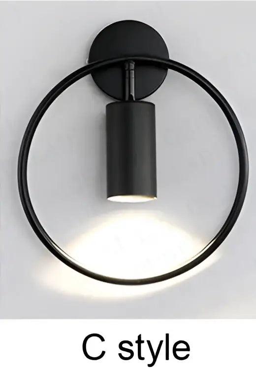 Gold Circular Wall Light