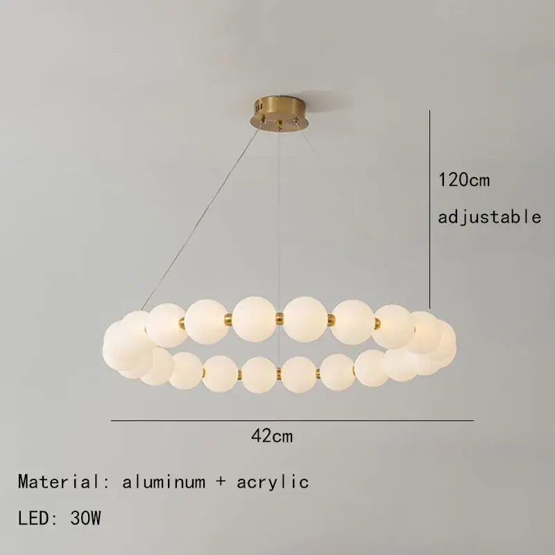 Brass Round Pendant Light