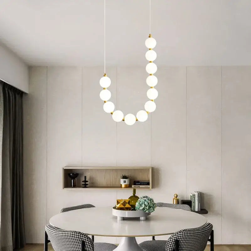 Brass Round Pendant Light