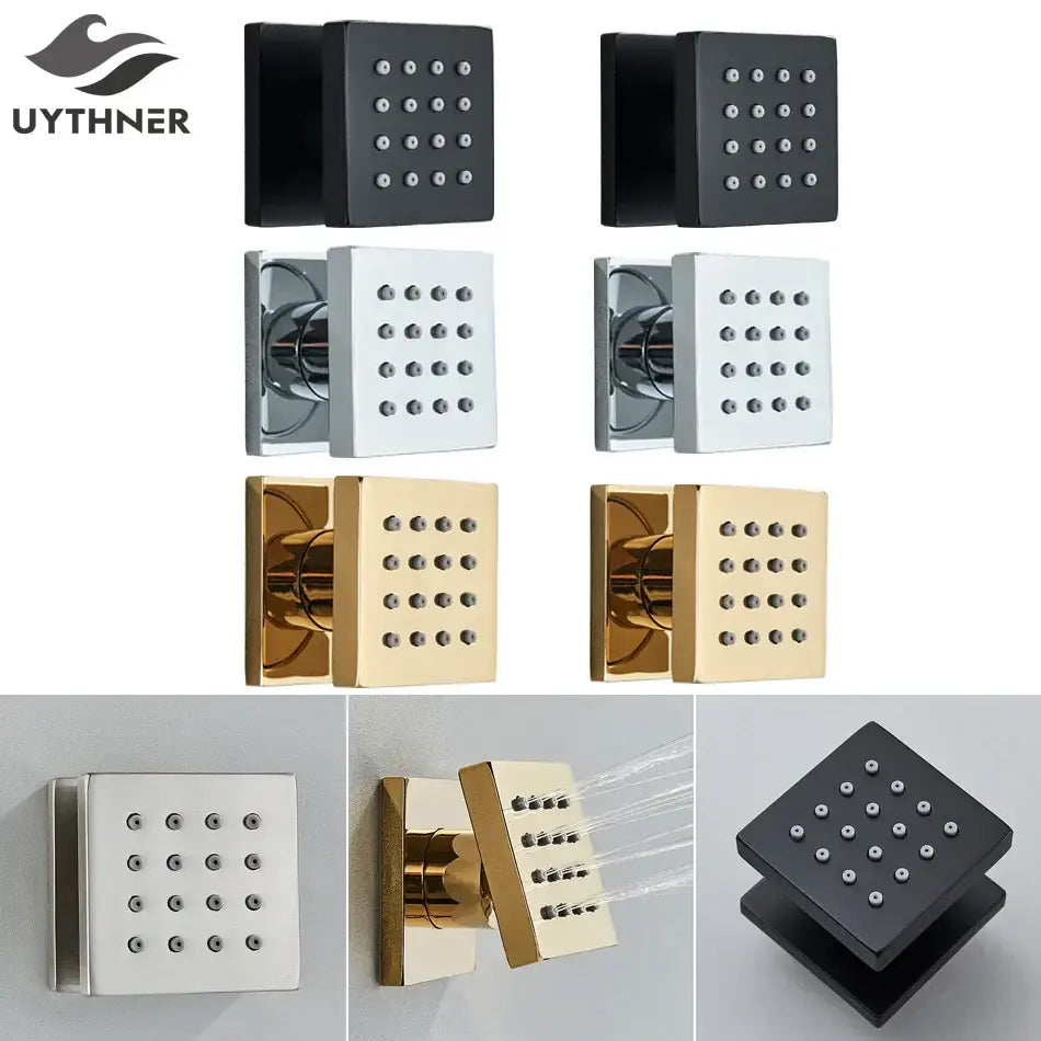 Brass Square Shower Jets