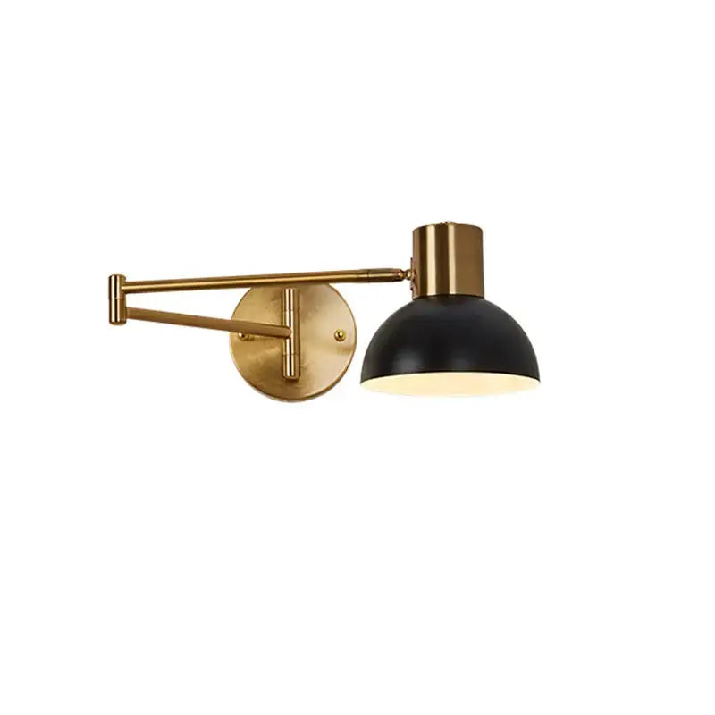 Brass Telescopic Swing-Arm Wall Lamp