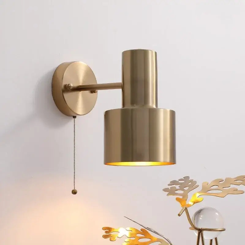 Brass Pull Chain Lamp