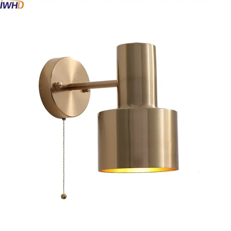 Brass Pull Chain Lamp