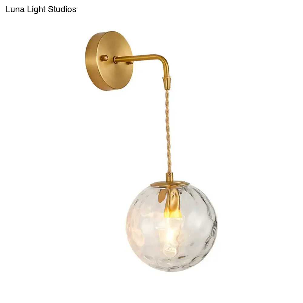 Brass Water Glass Sconce