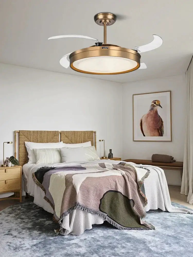 Bronze Circular Ceiling Fan