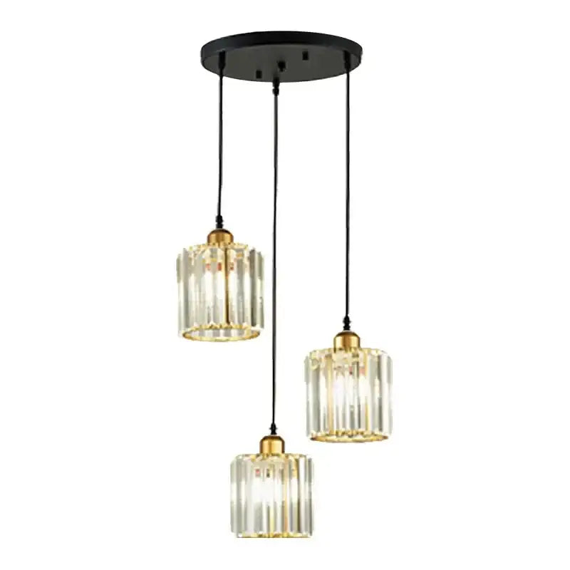 Crystal Trio Pendant Light