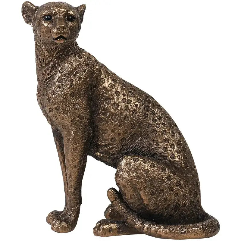 Gold Leopard Decor Figurine