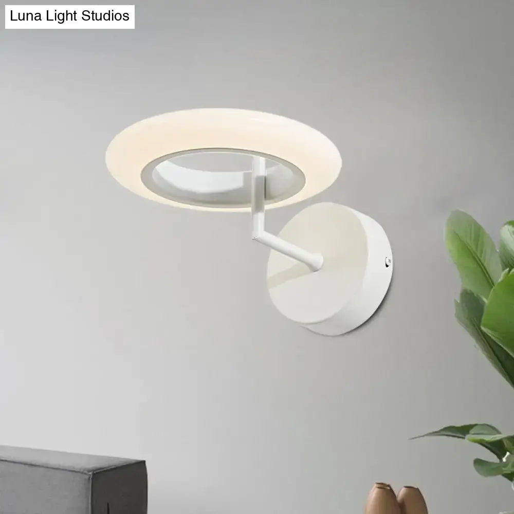Bronze Round LED Wall Lamp