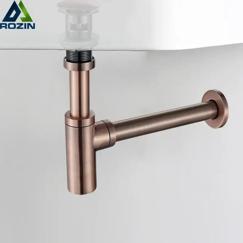 Bronze Round Siphon Drain