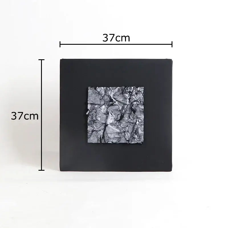 Silver Gilded Fabric Wall Art