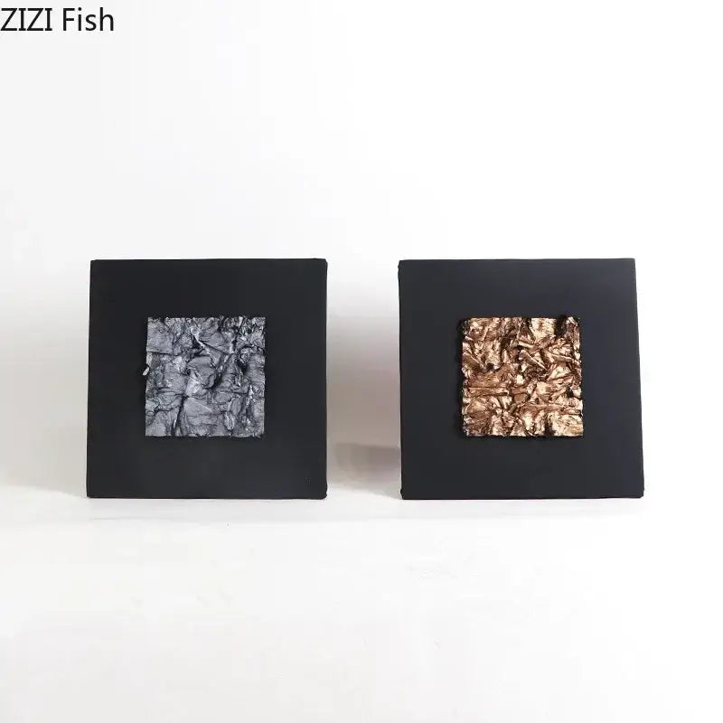 Silver Gilded Fabric Wall Art