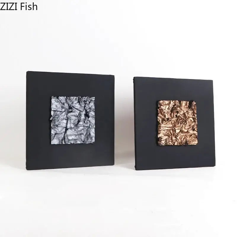 Silver Gilded Fabric Wall Art