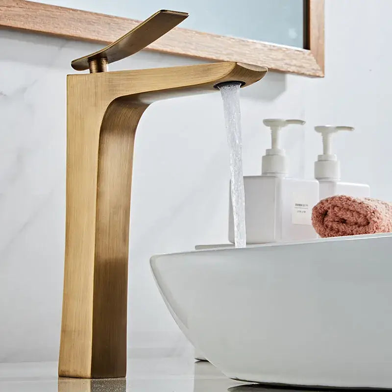 Bronze Waterfall Basin Faucet