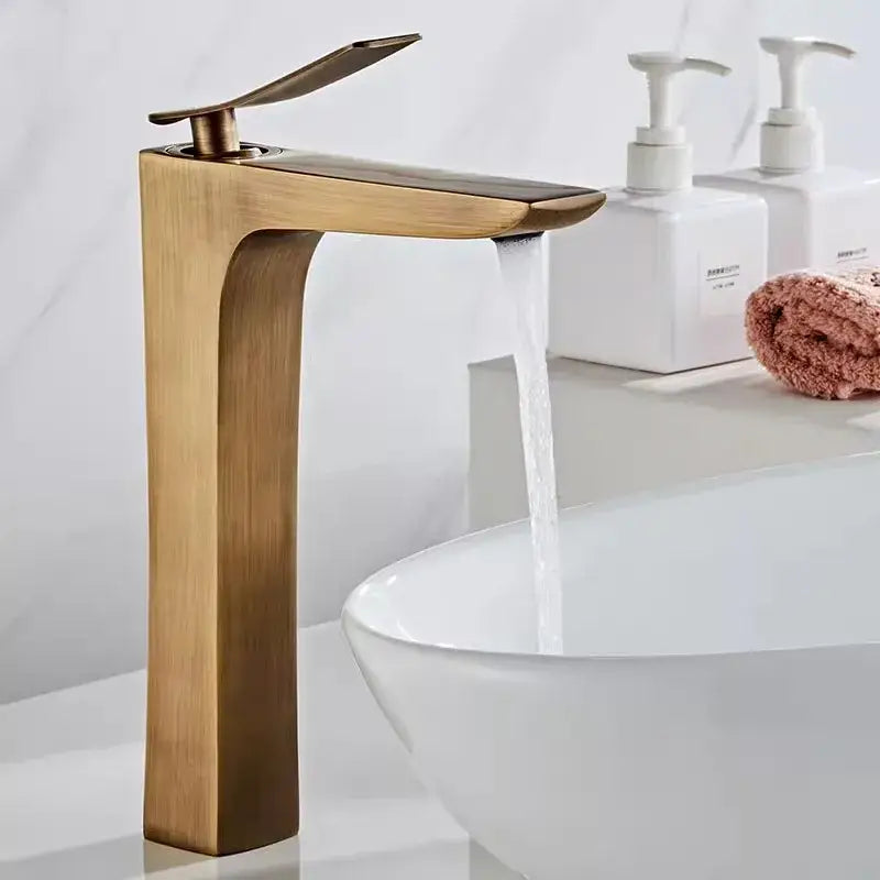 Bronze Waterfall Basin Faucet