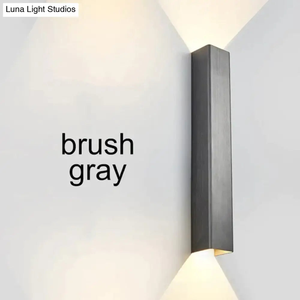 Black Aluminum Wall Sconce