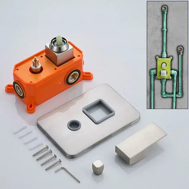 Brass Orange Shower Valve