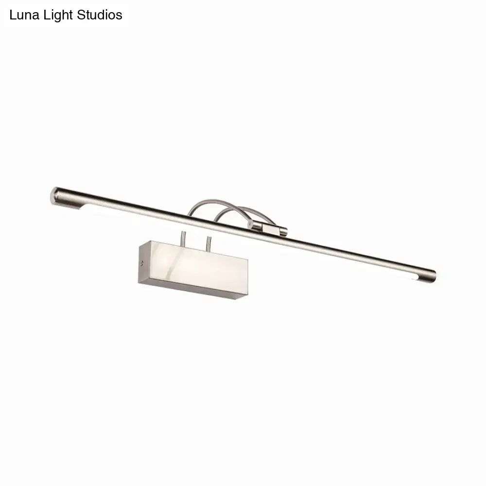 Brass LED Bathroom Sconce