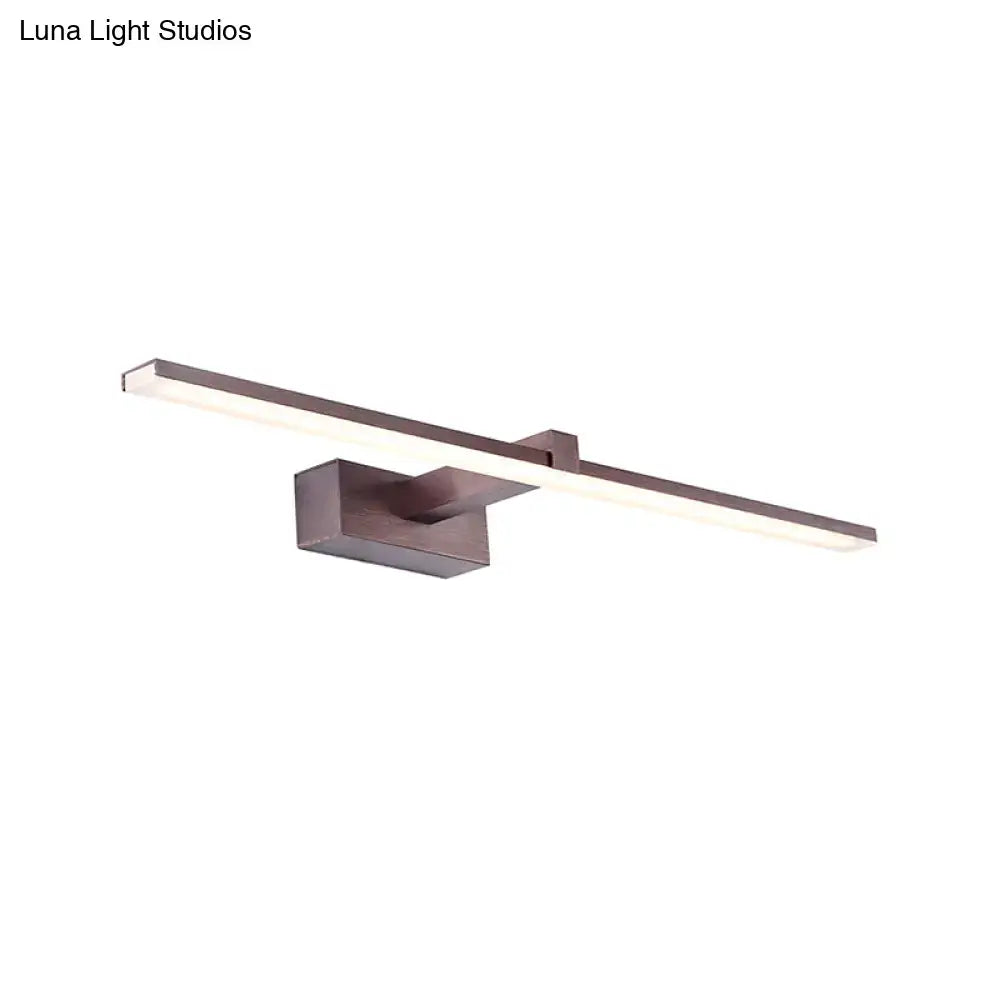 Bronze Tubular Vanity Light