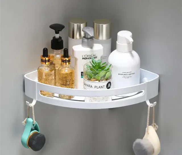 Gold Aluminum Corner Shelf