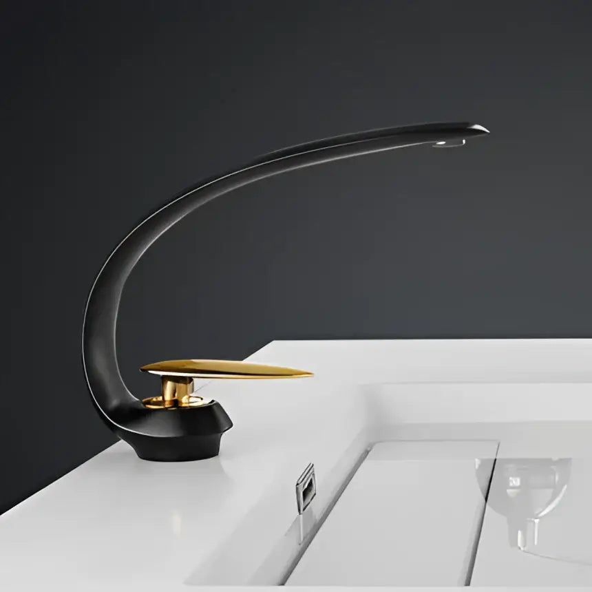 Brushed Gold Sink Fixture