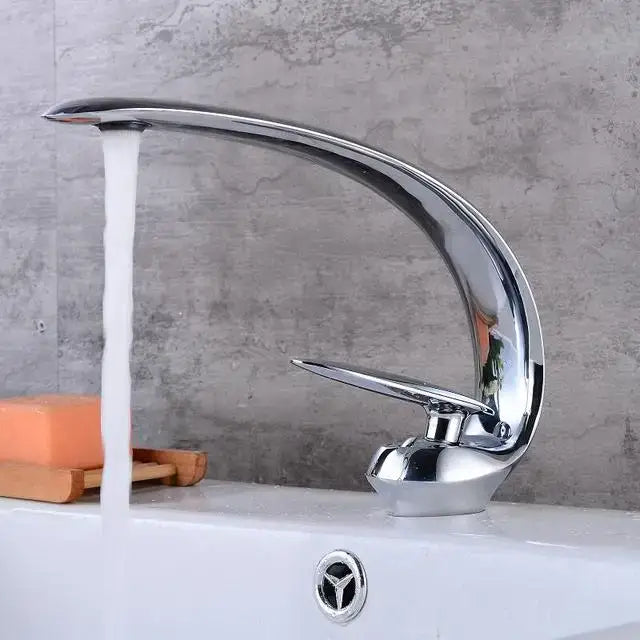 Brushed Gold Sink Fixture