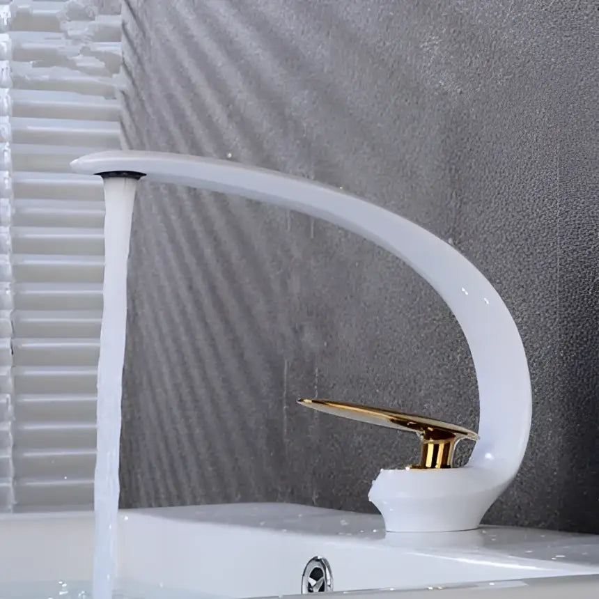 Brushed Gold Sink Fixture