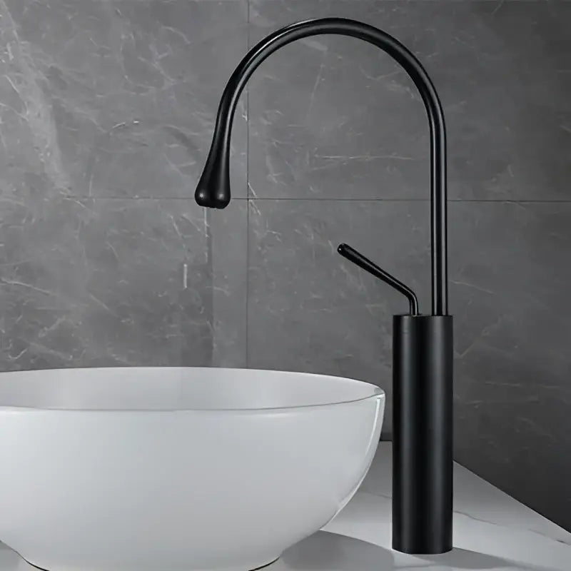 White Gold Swivel Faucet